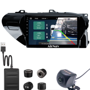 AirNav Toyota Hilux Gd6 TPMS And Camera Android Bundle High Spec Wireless Carplay